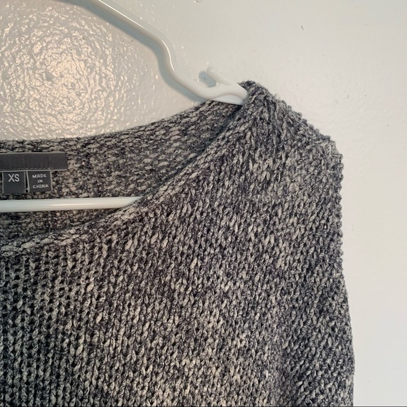Vince Drop Shoulder Sweater Gray Yarn - Picture 9 of 13